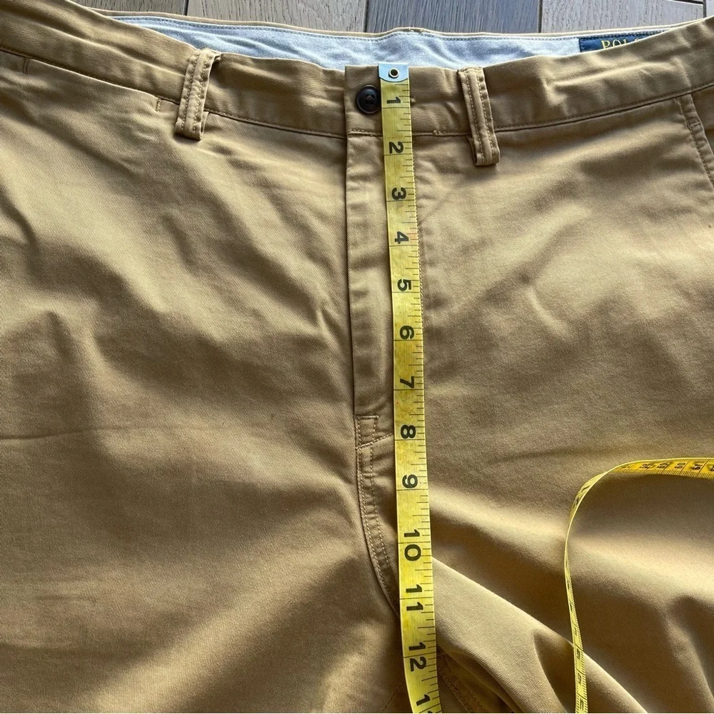 Ralph Lauren Men's Khaki Flat Front Shorts